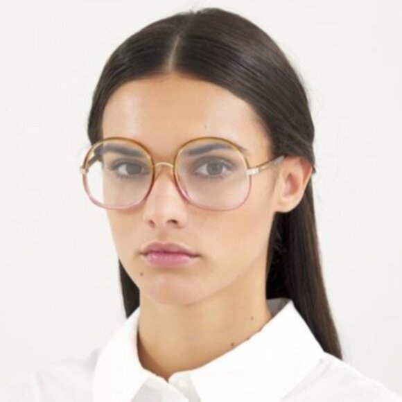 NEW  CHLOE EYEGLASSES YELLOW WOMEN EYEWEAR CHLOE - Picture 2 of 3